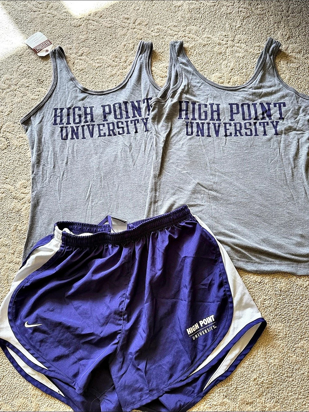 Redshirt High Point University tank top and Nike Dri-FIT shorts set Athletic Set